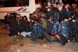 Побоище в центре Донецка. Фоторепортаж