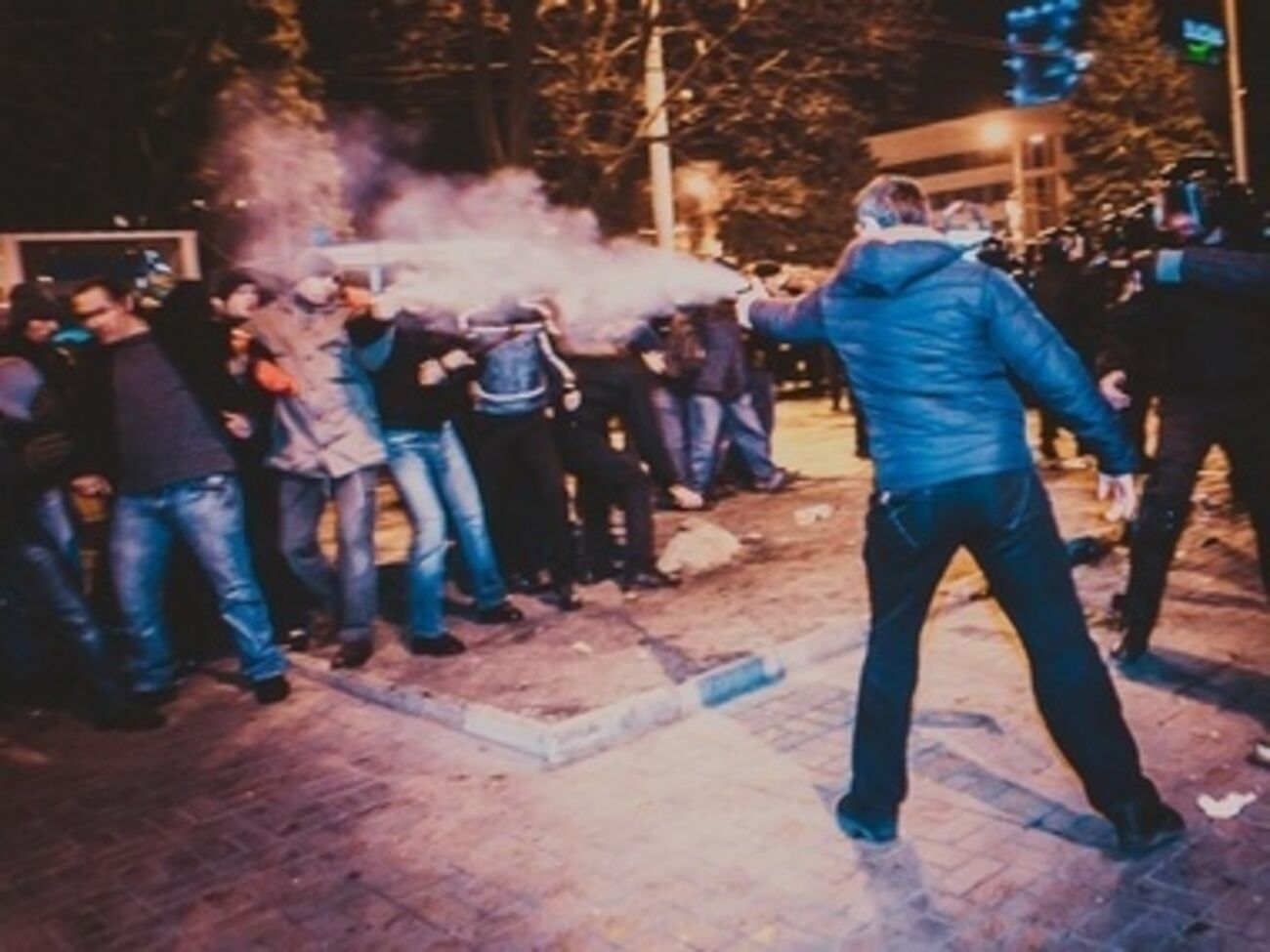 13 марта пророссийские активисты напали на участников митинга за единство Украины