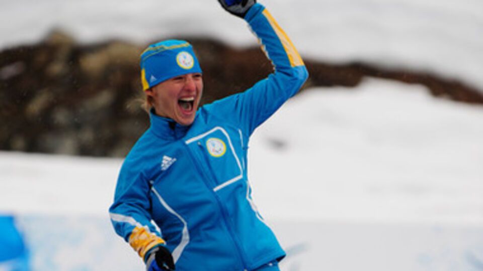 Женская гонка по биатлону на дистанции 12,5 км завершилась победой украинской сборной