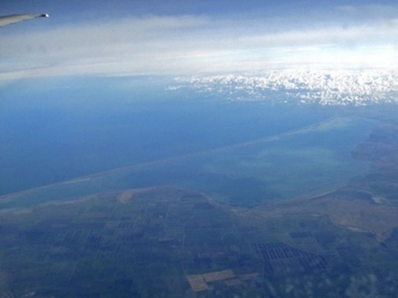 Арабатская стрелка с высоты птичьего полета