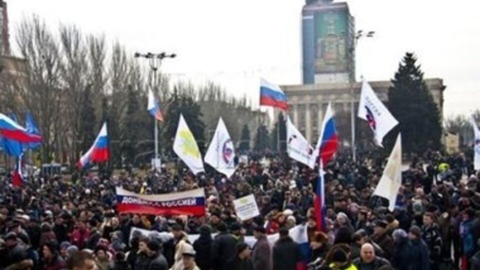 Пророссийский митинг в Харькове