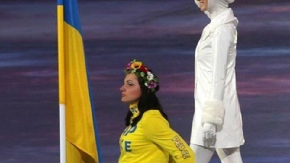 Людмила Павленко на закрытии Паралимпиады в Сочи