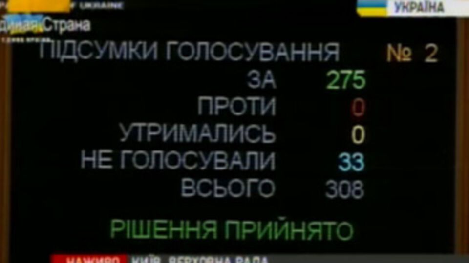 Верховная Рада приняла закон "О частичной мобилизации"