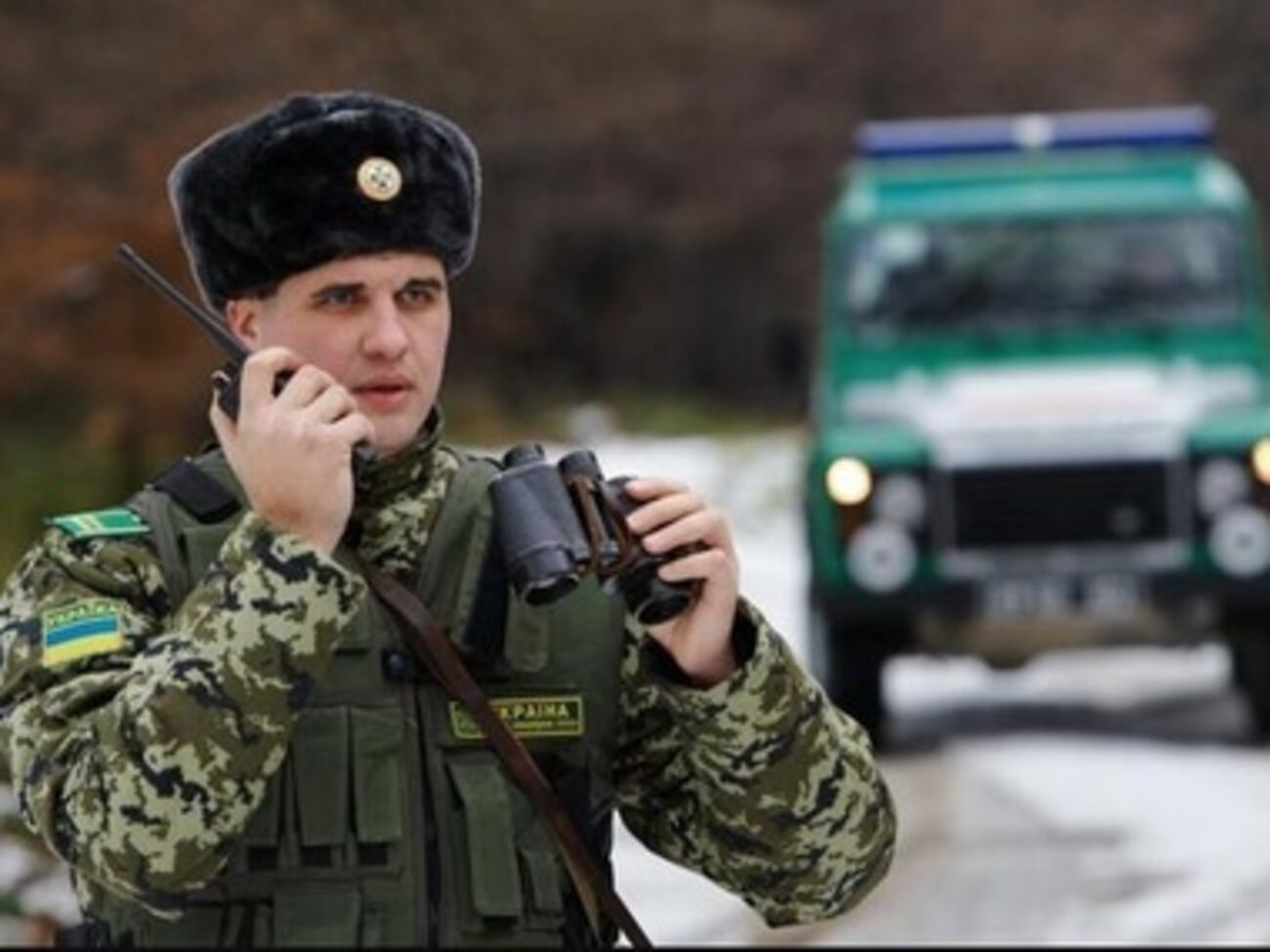 Рядом с восточной границей Украины обнаружено скопление российской военной техники