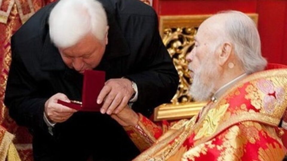 Виктор Пшонка и митрополит Владимир