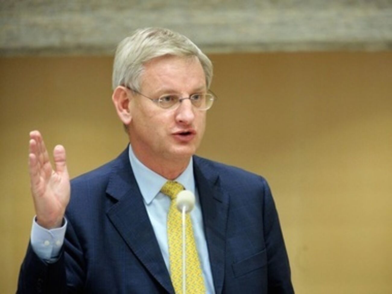 Карл Бильдт --- министр МИД Швеции