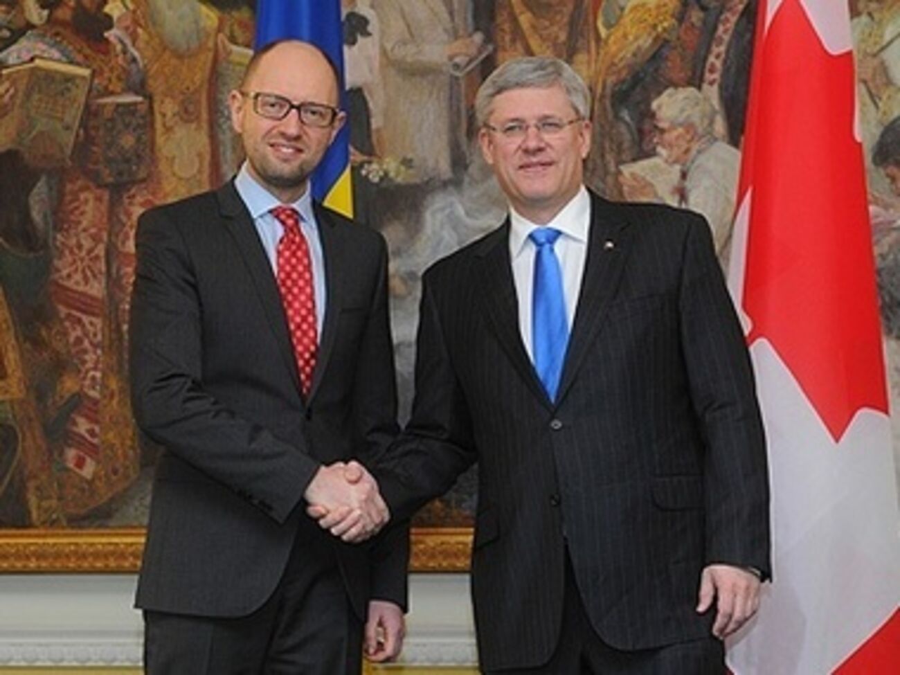 Глава правительства Украины встретился с Премьер-министром Канады
