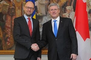 Глава правительства Украины встретился с Премьер-министром Канады