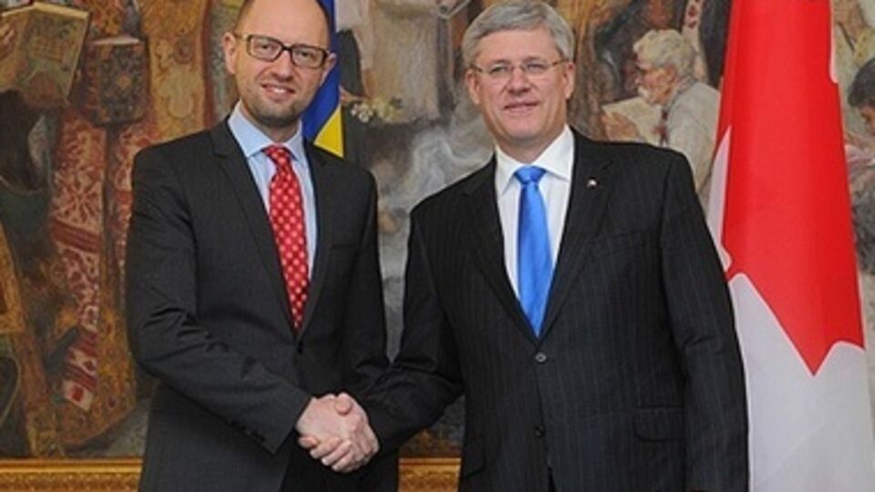 Глава правительства Украины встретился с Премьер-министром Канады