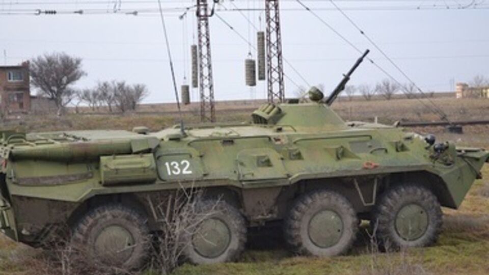 Подразделение проводило тактические учения на границе с Крымом