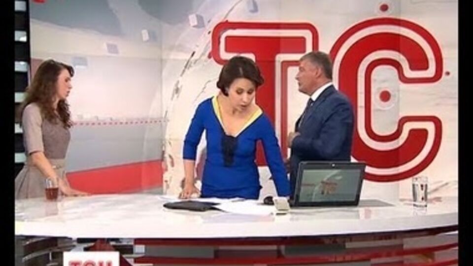 Татьяна Черновол и Евгений Червоненко устроили скандал в прямом эфире