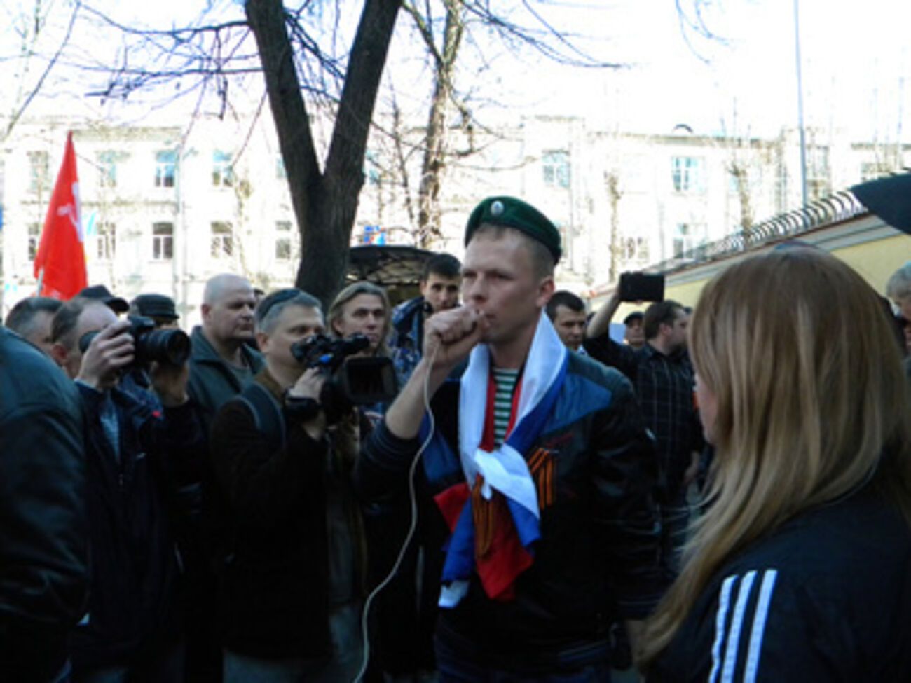 В Харькове участники митинга скандировали: Янукович! За работу!