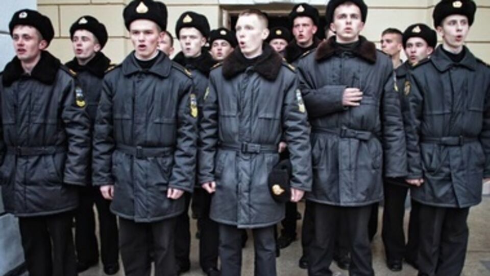 Курсанты академии ВМС в Севастополе, отказавшиеся присягнуть на верность России