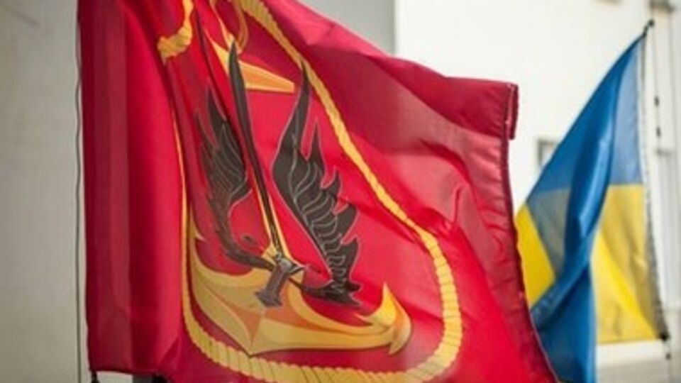 Флаг морпехов Украины