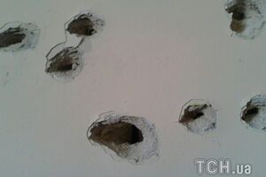 Разгромленная воинская часть в Феодосии после штурма российскими военными