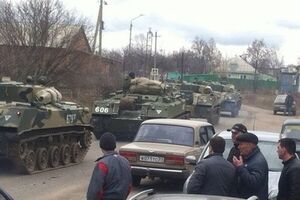 Белгородская граница с Россией, поселок Веселая Лопань