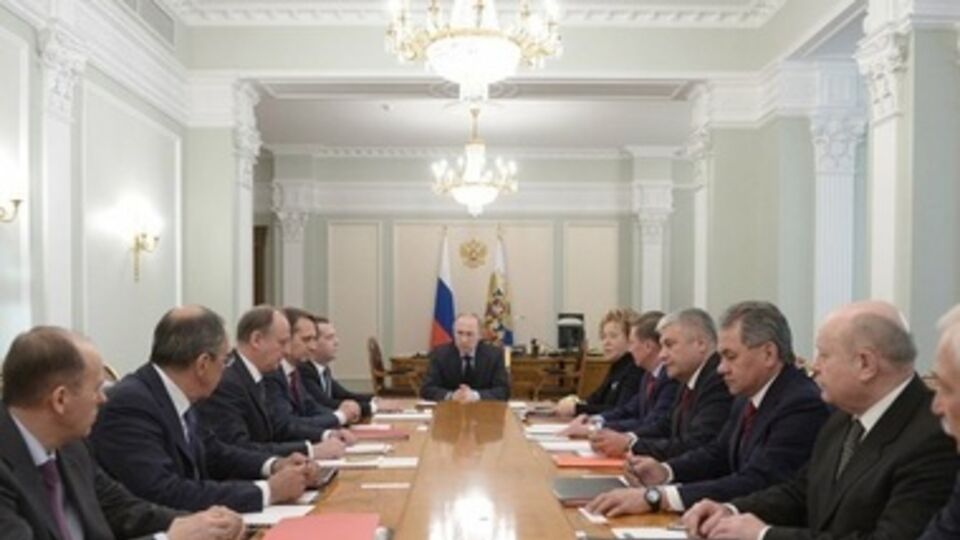 Путин провел заседание Совета безопасности РФ