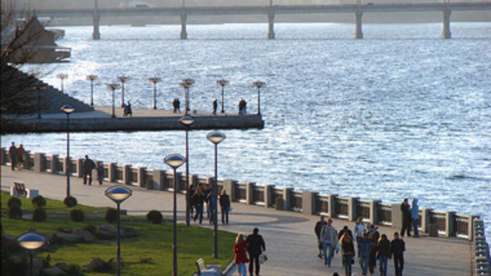 Набережная в Днепропетровске