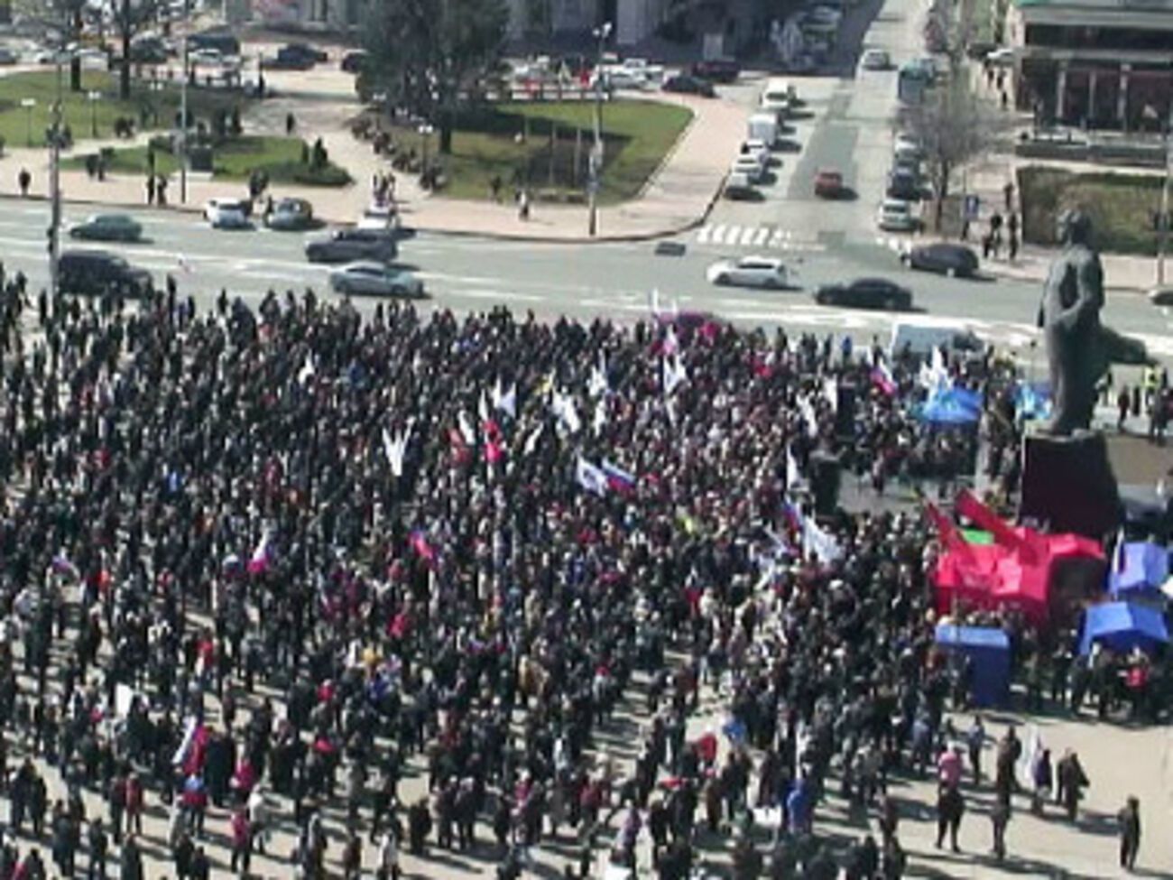 Митинг в Донецке