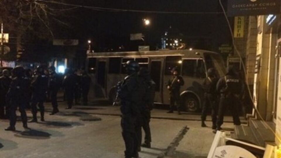 Отель "Днепр" был главным штабом "Правого сектора"