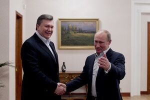 Виктор Янукович и Владимир Путин