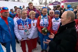 Владимир Путин в Сочи пообщался со спортсменами-участниками Паралимпиады