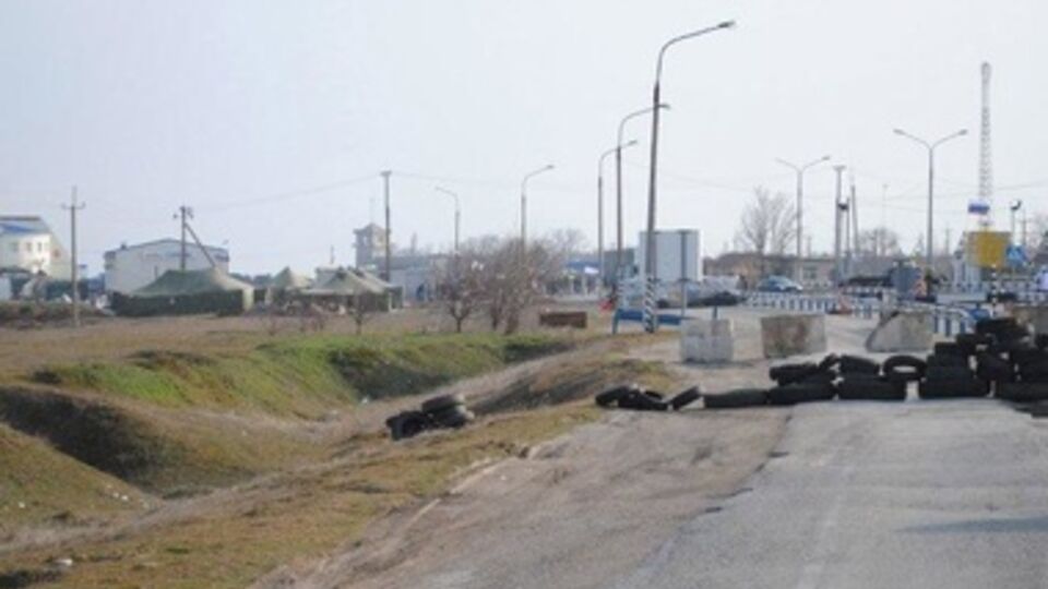 Въезд в поселок Чонгар Херсонской области заблокирован