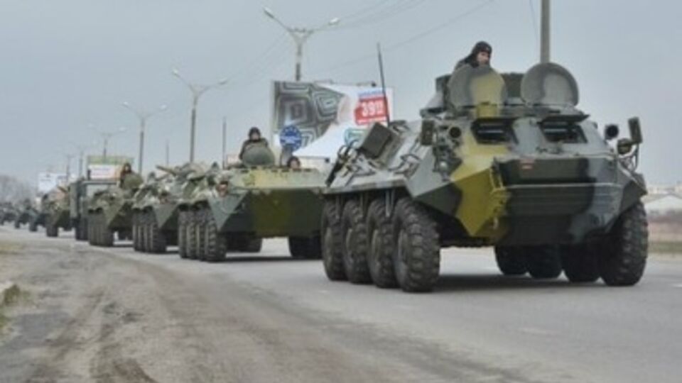 Военная техника на окраинах Львова