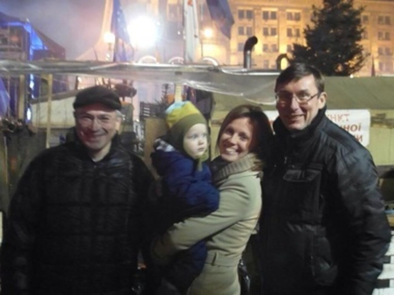 Ходорковский и Луценко на Майдане