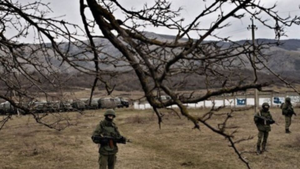 Российские военные в Крыму