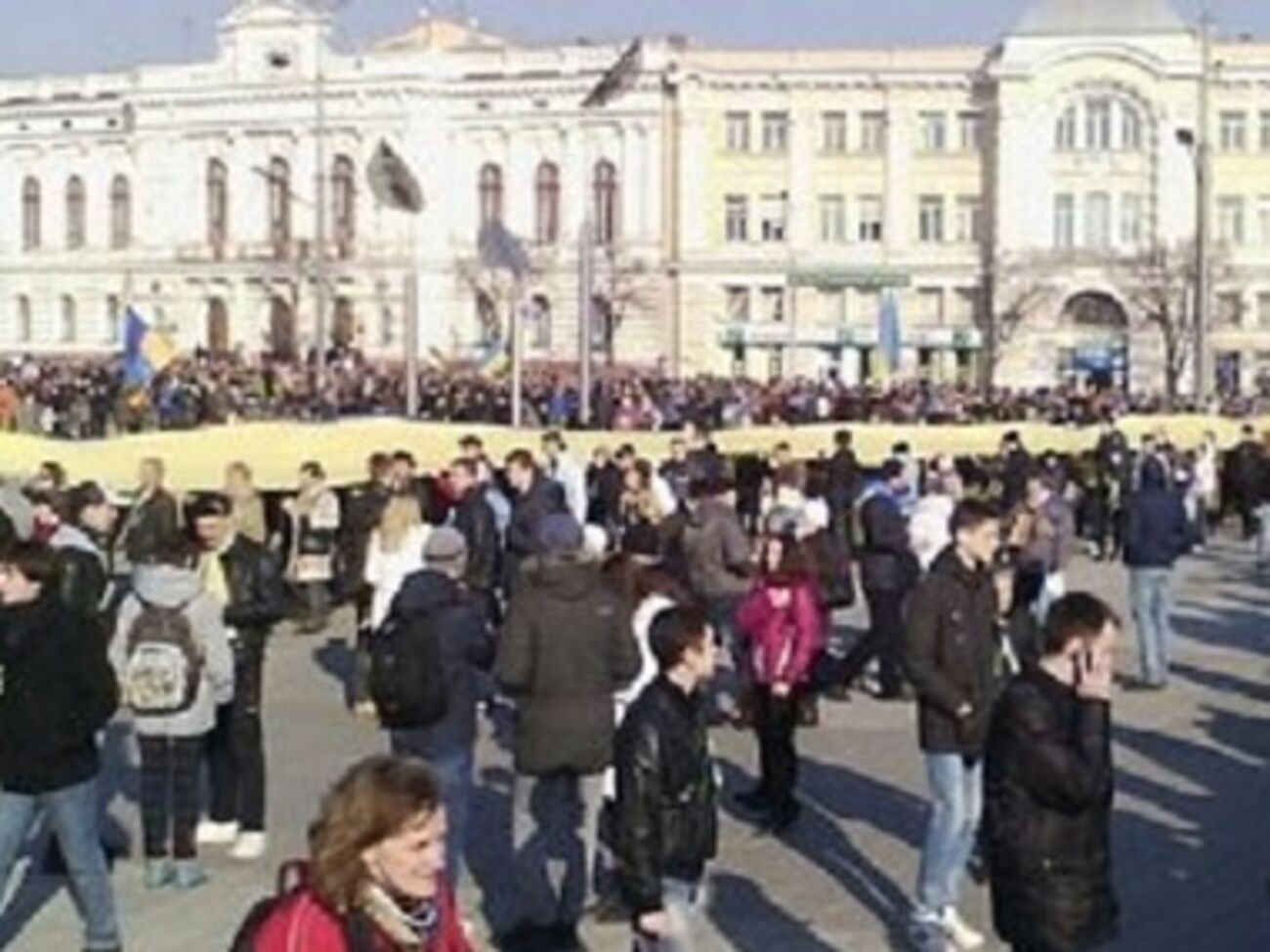 Антивоенный митинг в Харькове