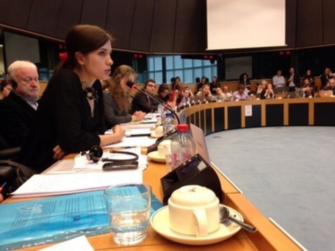 Толоконникова и Алехина хотят санкций для соратников Путина, но просят не трогать простых россиян