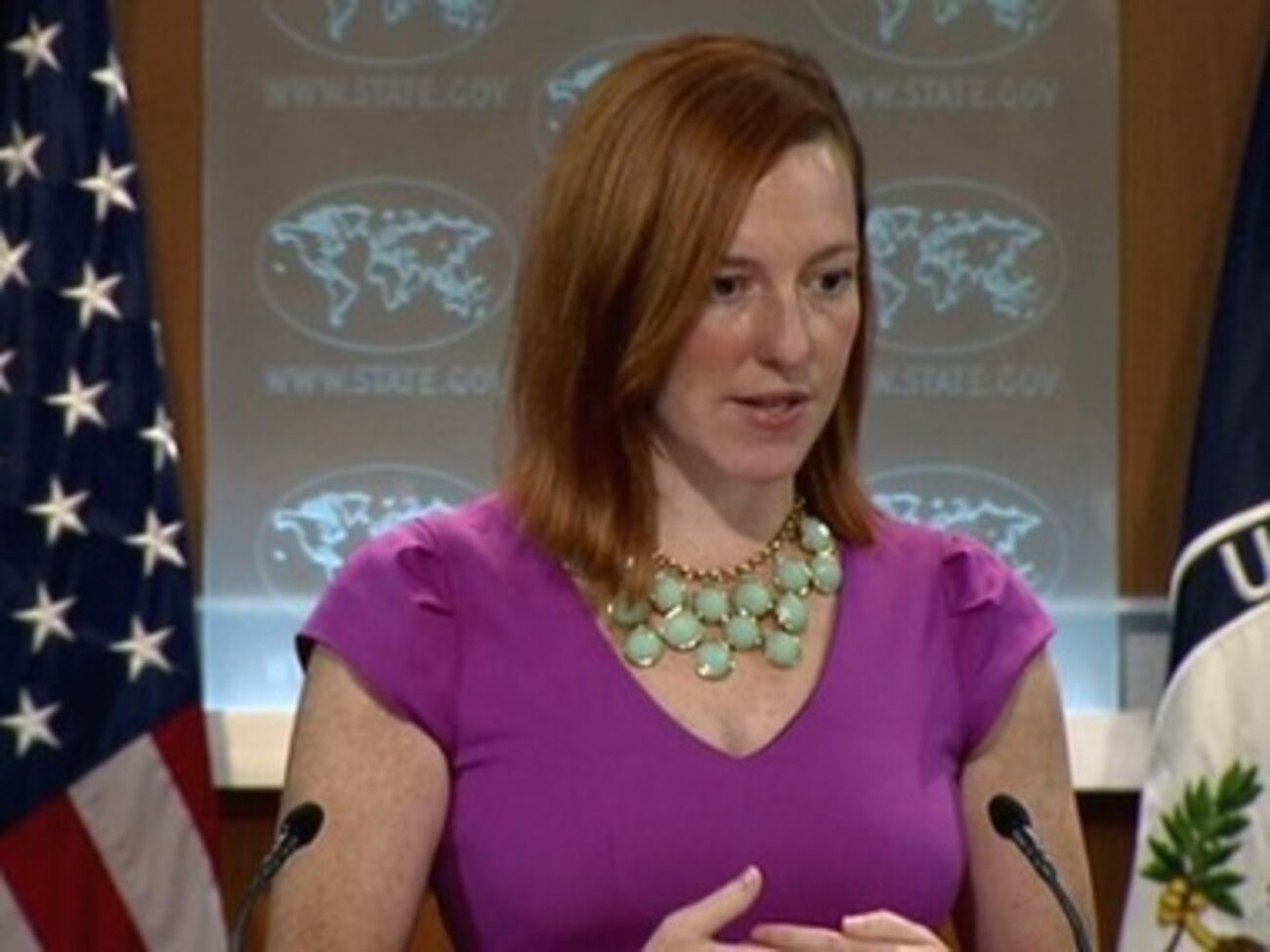 Cпикер Государственного департамента США Джен Псаки