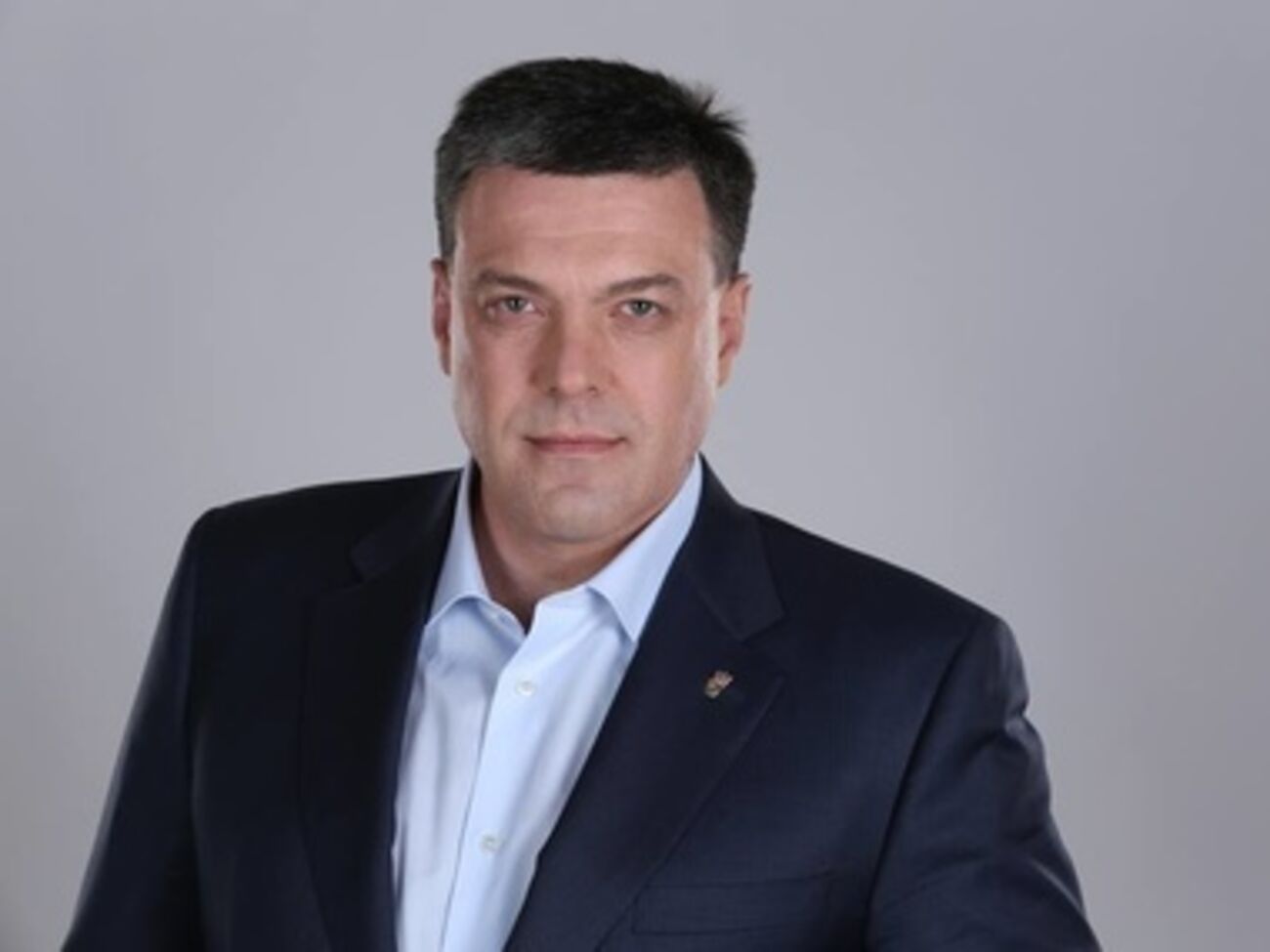 Кандидат в президенты Украины, лидер ВО "Свобода" Олег Тягныбок