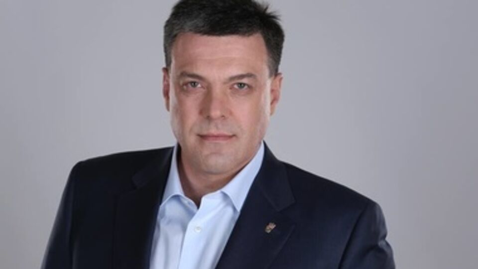 Кандидат в президенты Украины, лидер ВО "Свобода" Олег Тягныбок