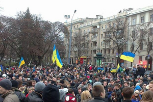 Харьковский Евромайдан 12 апреля