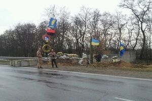 Блокпост на трассе Донецк-Запорожье