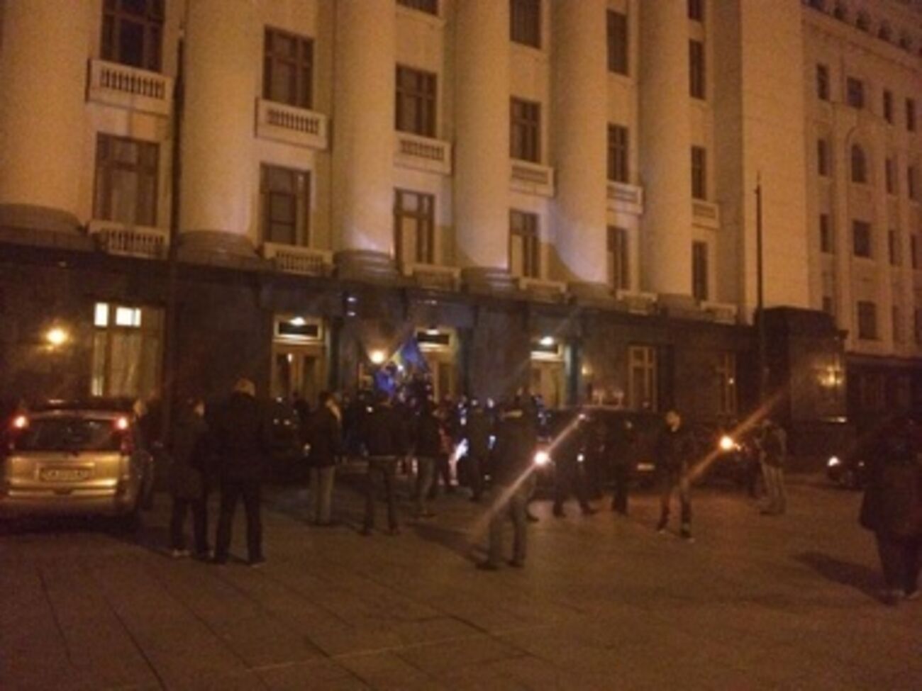 Заседание СНБО пикетировал киевский Автомайдан