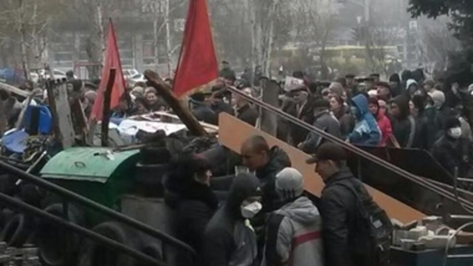 Здание Мариупольского горсовета захвачено сепаратистами