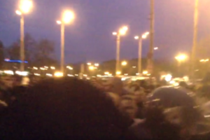 Жители Запорожья прогнали сепаратистов