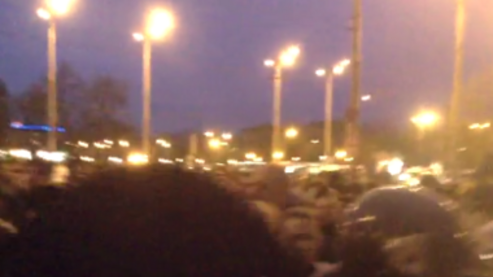 Жители Запорожья прогнали сепаратистов