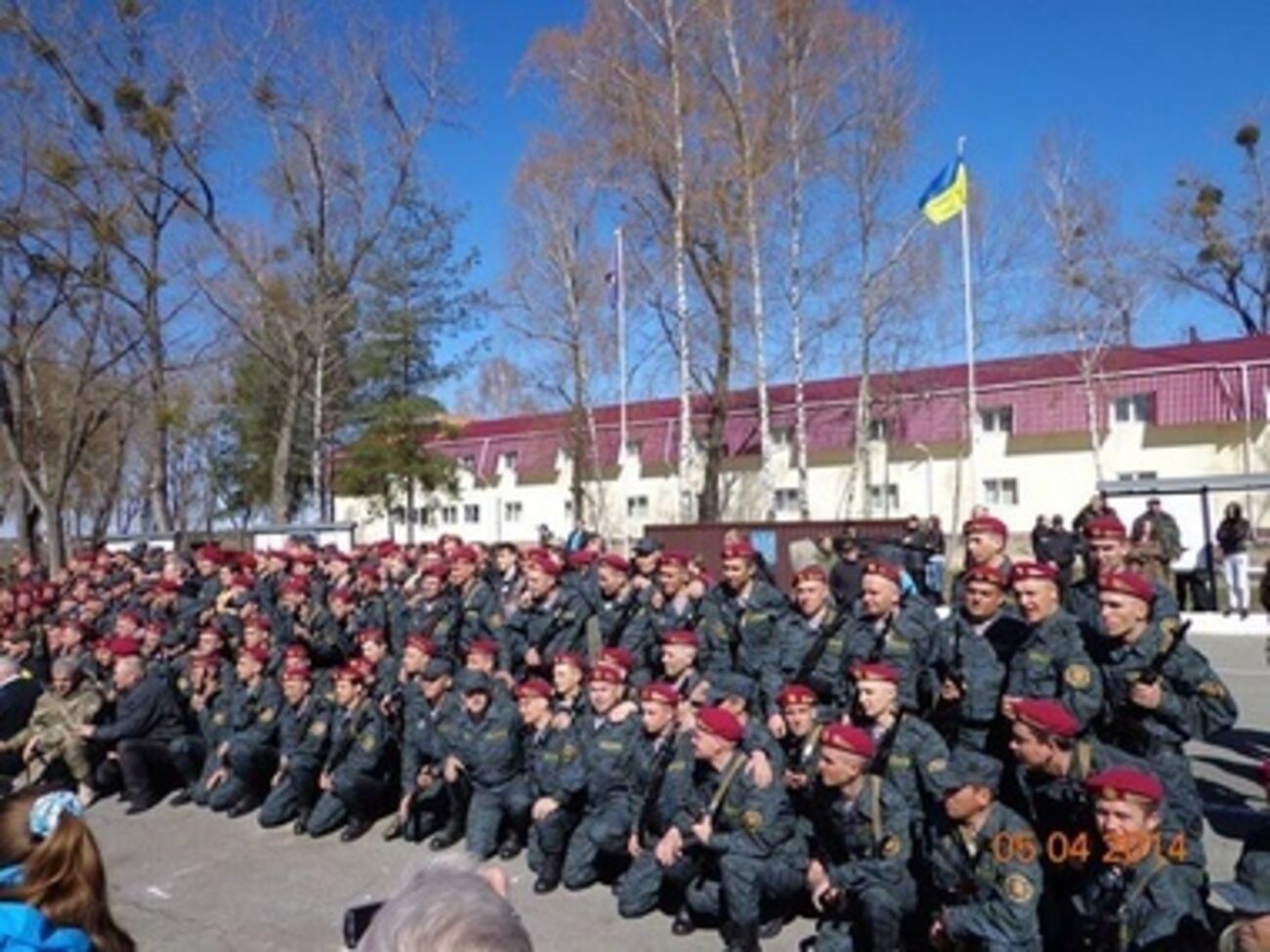 Батальон Нацгвардии отбыл на передовую. Фоторепортаж
