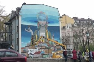Для создания рисунка использовалась спецтехника