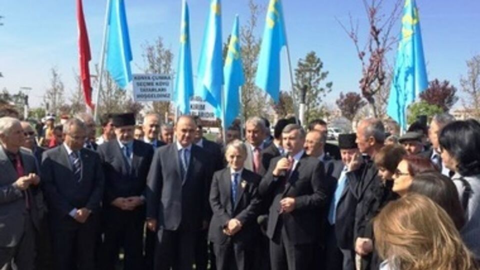 Церемония открытия парка имени Мустафы Джемилева в Турции