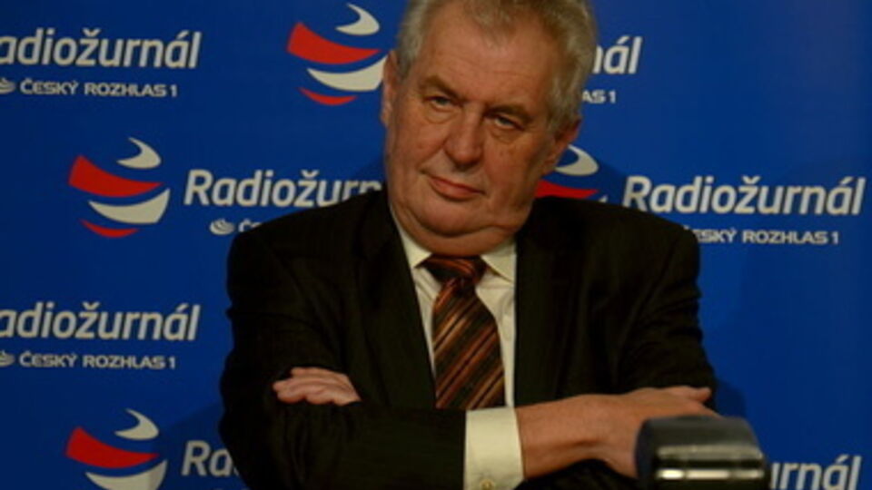 Президент Чехии Милош Земан