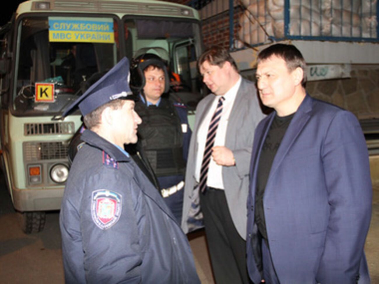 В Изюмский район приехали харьковский губернатор и главный милиционер области