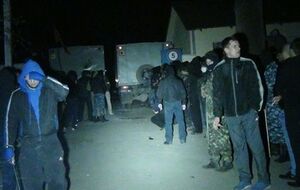 В штурме воинской части участвовали около 300 человек