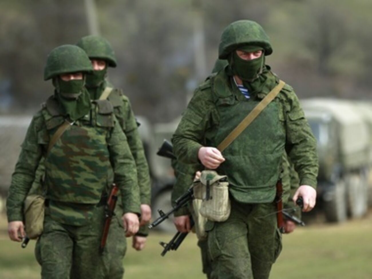 "Зеленые человечки" в Крыму