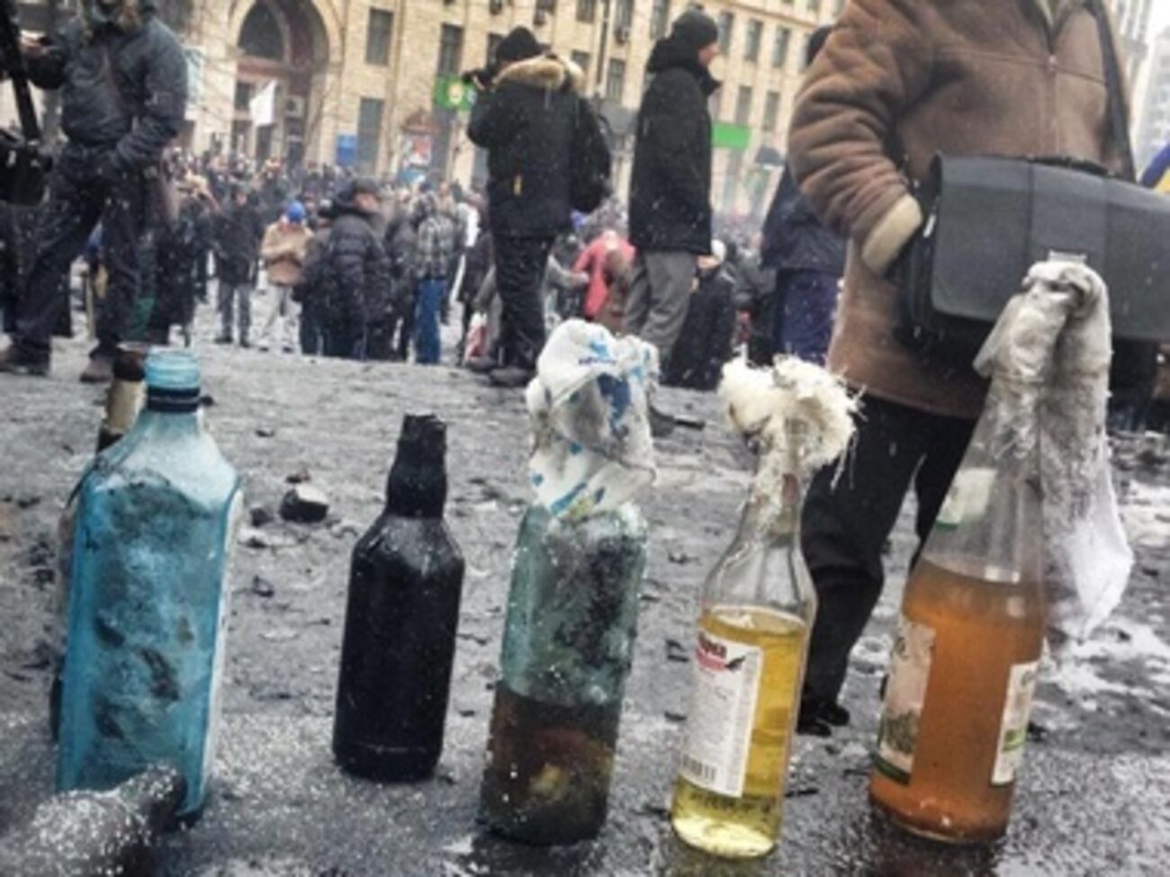 "Коктейли Молотова" на Майдане