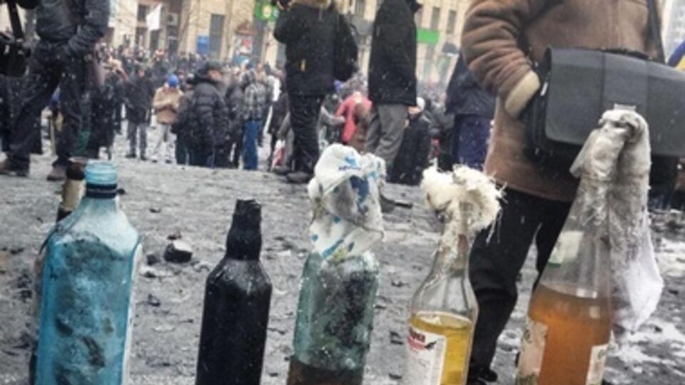 "Коктейли Молотова" на Майдане